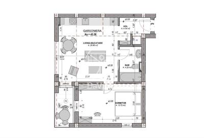 Direct dezv. - ap. 2 camere, la cheie, aer conditionat  - etaj 1 - 4
