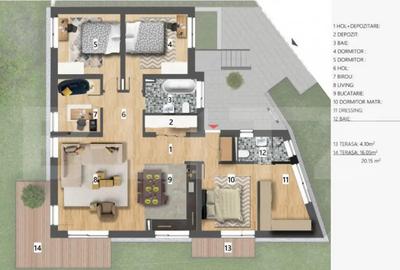 Casă cu 5 camere în Iris