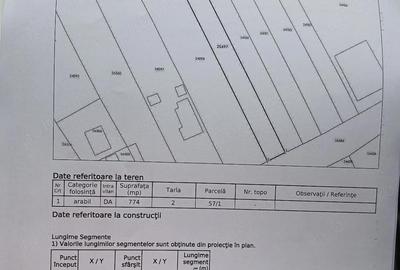 Teren de 774 mp, în Crivăț - 1
