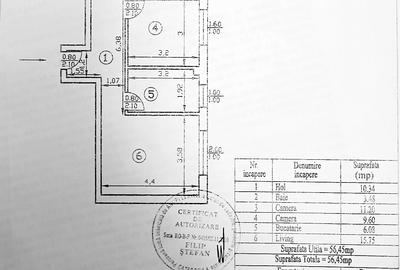 Apartament cu 3 camere semidecomandat, mobilat în Sud - 10