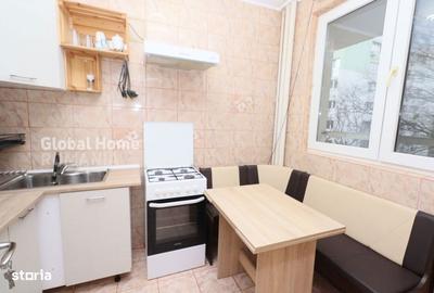 Apartament cu 2 camere semidecomandat, mobilat în Grivița