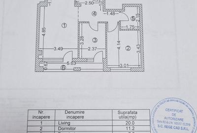 Apartament cu 2 camere decomandat în Exterior Vest - 1