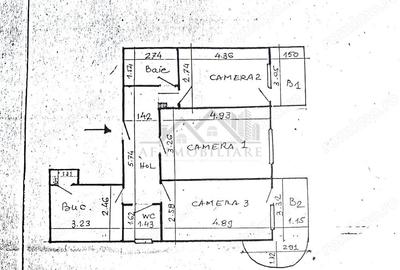 Apartament cu 3 camere decomandat în Gară - 1