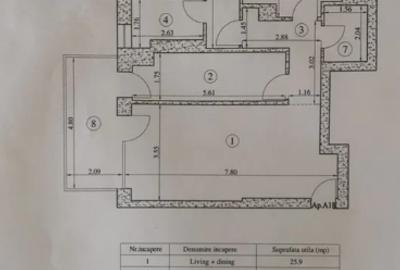 Apartament cu 3 camere decomandat în Podu Roș - 3