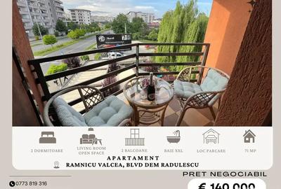 Apartament |3 camere|Dem Radulescu|71 mp| Loc Parcare | Etaj 2 4 - 1