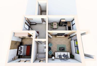 Apartament cu 2 camere în Sânpetru - 1