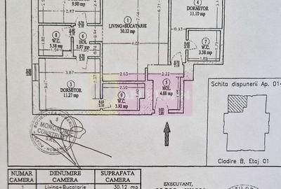 Apartament cu 4 camere, mobilat în Titan