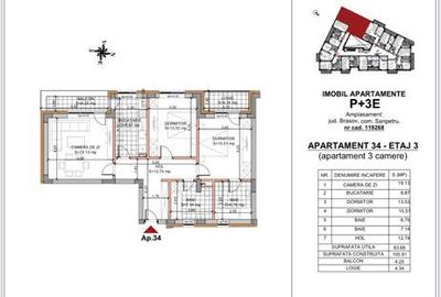 Apartament cu 3 camere decomandat în Rulmentul - 3