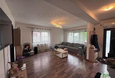Casa cuplata.curte individuala generoasa, cu 3 camere,2 bai, P+1E+Pod, cu toate - 5
