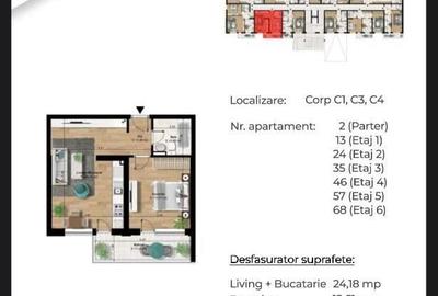 5 Minute Metrou Berceni - 2 CAMERE 51mp - 77.000eur TVA INCLUS - 5