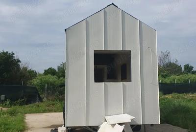 Casu?a modulara pe ro?i Tiny House la rosu - 8
