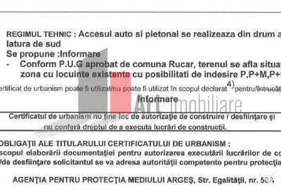 Teren de 3214 mp, în Rucăr - 1