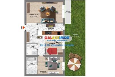 Vanzare 3 camere parter cu gradina bloc 2024 Baneasa Greenfield - 12