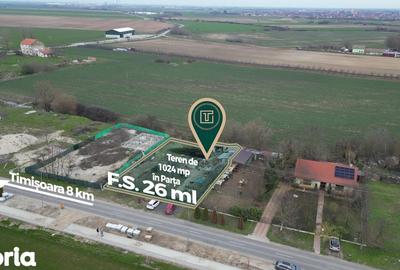 Teren de 1024 mp, în Parța - 3