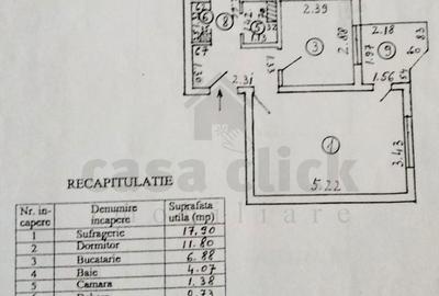 Apartament cu 2 camere decomandat, mobilat în Piața Centrală - 2