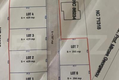 Teren de 439 mp, în Central