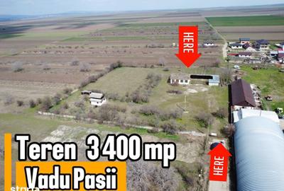 Teren de 3500 mp, în Vadu Pașii - 2