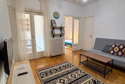 Apartament cu 2 camere semidecomandat, mobilat în Cișmigiu