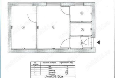 Apartament cu 2 camere semidecomandat în Central - 5