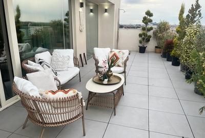 Penthouse pe 2 etaje  lângă  Herastrau,2 terase,2locuri de parcare - 30