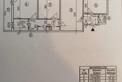 Apartament cu 3 camere semidecomandat în Dristor - 12
