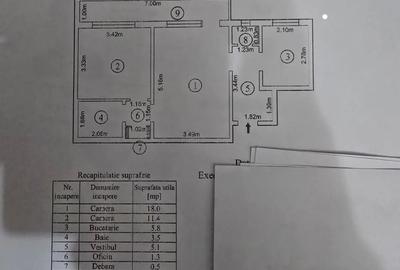 Apartament cu 2 camere decomandat în Grivița