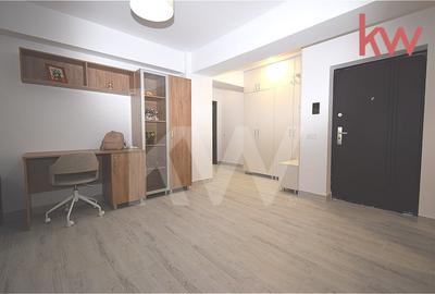 Apartament decomandat, bloc nou, loc de parcare, complet mobilat