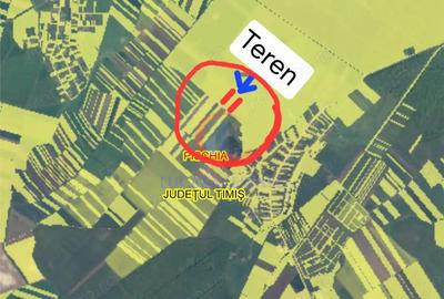 De vanzare: 2 parcele de teren extravilan agricol Pischia, judetul Timis - 1