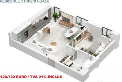 Apartament cu 2 camere decomandat în Odăi - 2