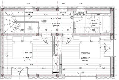 Duplex cu 4 camere cu Canalizare în Someșeni