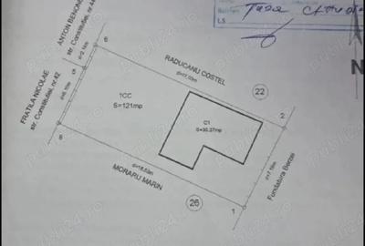 Teren de 121 mp, în Central - 1