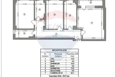 Vanzare apartament 3 camere Titan - 8