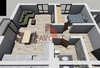 Apartament 2 camere | Decomandat | La asfalt | Curte + 2 locuri de parcare - 11