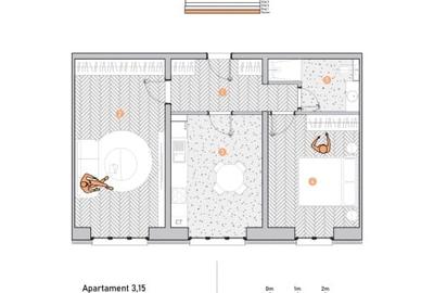 Apartament 2 Camere de la Dezvoltator / Melchisedec Residence - 4