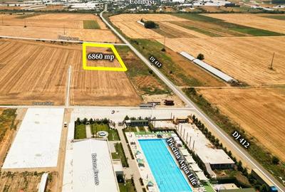 Teren intravilan 6860 mp Dobreni - Vidra - Berceni la 14 km de metrou - 1