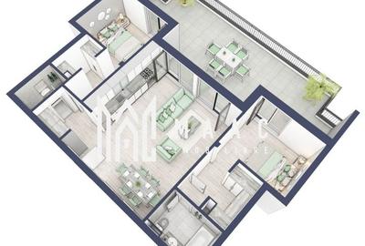 Penthouse 3  camere | Etaj 4 | Balcon 45.6 mp | Turnisor - 4