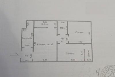 Apartament cu 3 camere, mobilat în Viziru 1 - 3