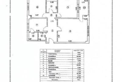 Apartament cu 3 camere decomandat în Octavian Goga - 1