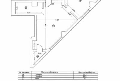 Apartament cu 2 camere decomandat, mobilat în Tomis Nord - 13