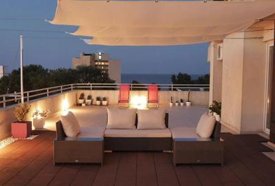 Penthouse cu 3 camere, mobilat în Central - 4