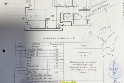 Apartament cu 3 camere decomandat, mobilat în Central