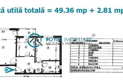 Apartament cu 2 camere decomandat, mobilat în Enachiță Văcărescu - 6