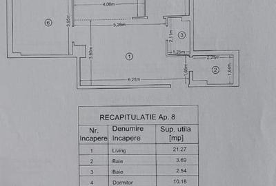 Etaj 2-Newton Tatarasi-3 Camere72mp-doua bai-loc parcare - 7