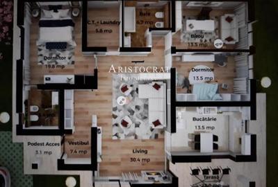 Casa individuala "la alb" ansamblu padure Corbeanca - 19