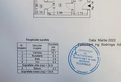 Garsonieră decomandată, mobilată în Lujerului - 6