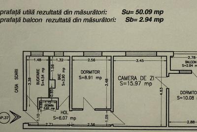 Apartament cu 3 camere semidecomandat, mobilat în Casa de Cultură - 11