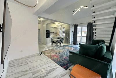 Penthouse cu 3 camere si 2 bai complet mobilat si utilat in Giroc. - 1