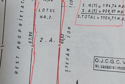 Teren de 1104 mp, în Nord - 6
