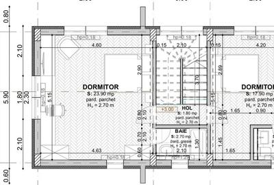 Vila 5cam-indiv la calcan-perete propriu/centru Popesti Leordeni - 8