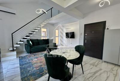 Penthouse cu 3 camere si 2 bai complet mobilat si utilat in Giroc. - 3